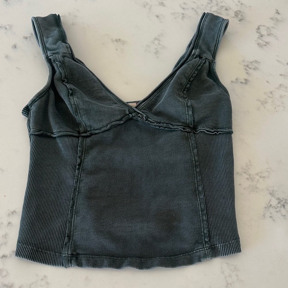 Anthropologie Pilcro Green Tank